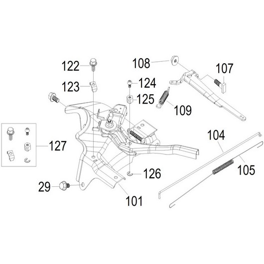 Рычаги Champion PC1645RH